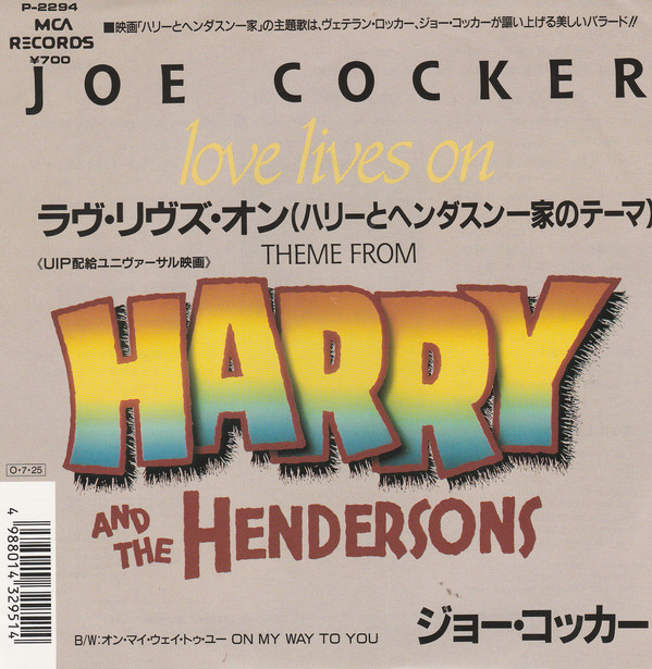 Accords et paroles Love Lives On Joe Cocker