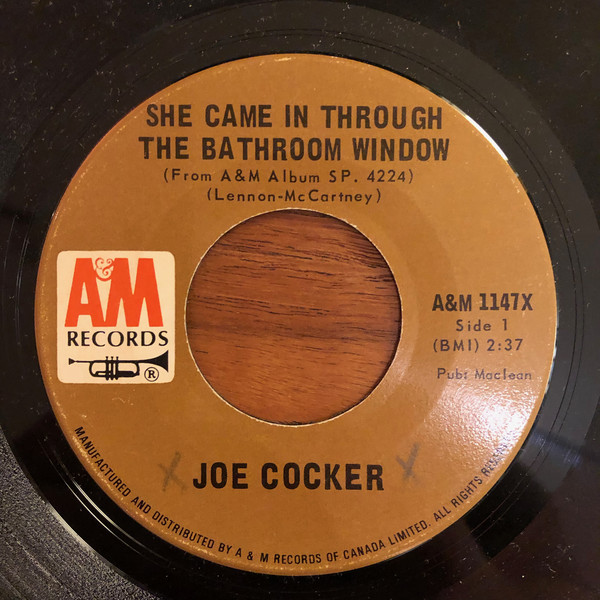 Accords et paroles She Came In Through The Bathroom Window Joe Cocker