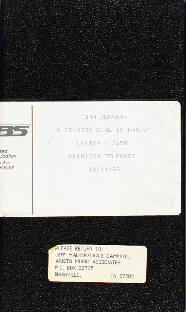 Accords et paroles A Country Girl In Paris John Denver