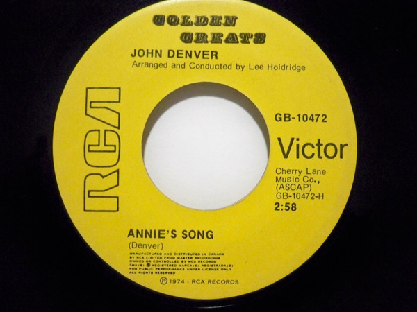 Accords et paroles Cool An Green An Shady John Denver