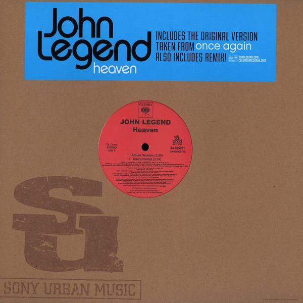 Accords et paroles Heaven John Legend