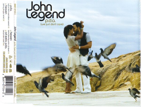 Accords et paroles P.D.A. We just don't care John Legend