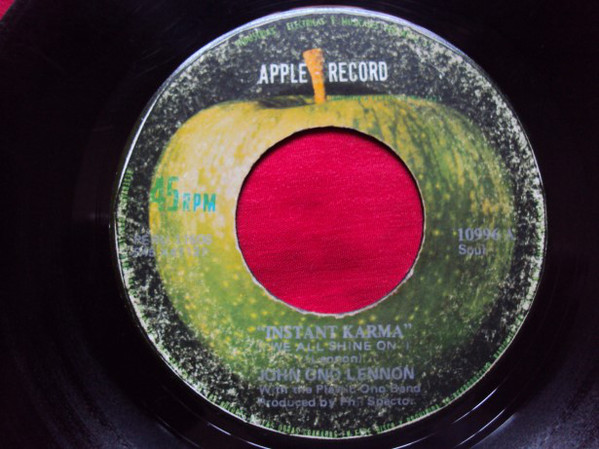 Accords et paroles Instant Karma John Lennon