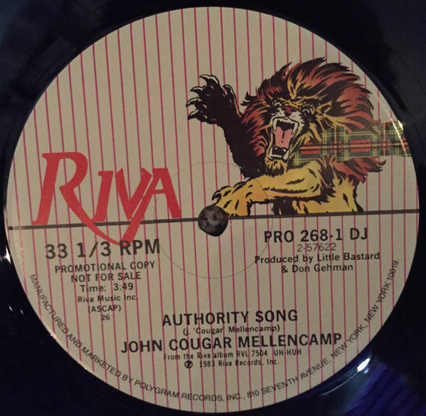 Accords et paroles Authority Song John Mellencamp