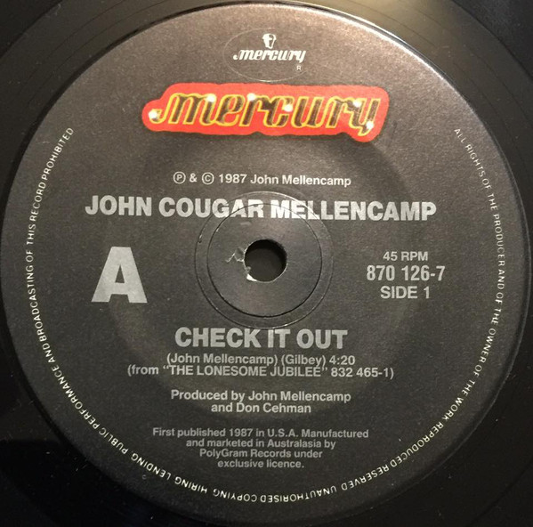 Accords et paroles Check It Out John Mellencamp