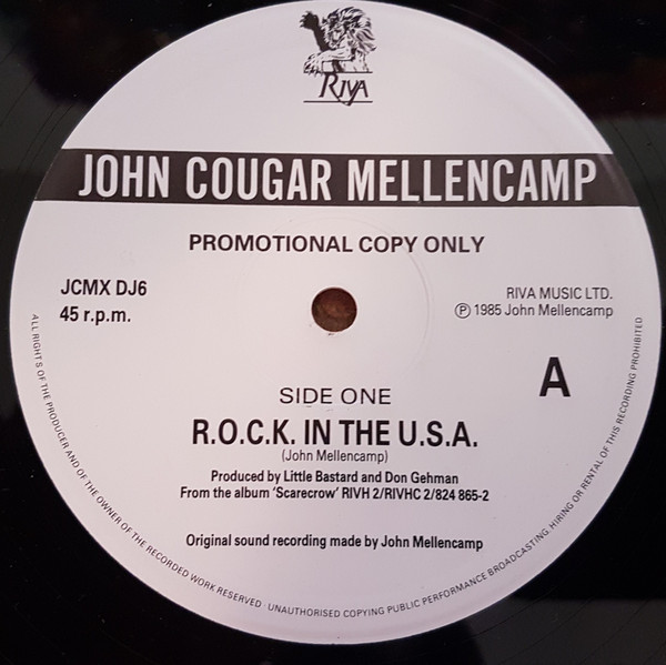 Accords et paroles R.O.C.K. in the U.S.A. John Mellencamp