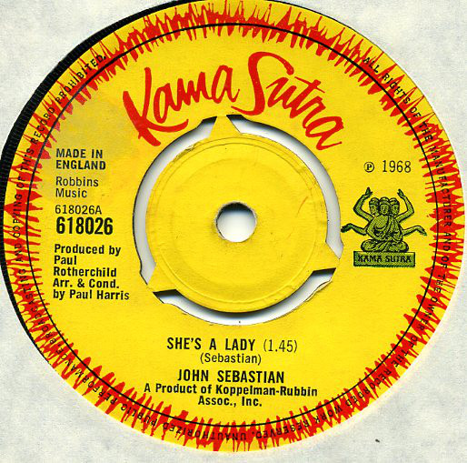 Accords et paroles Shes A Lady John Sebastian