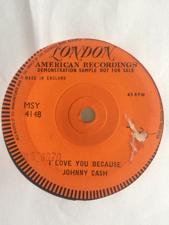 Accords et paroles I Love You Because Johnny Cash