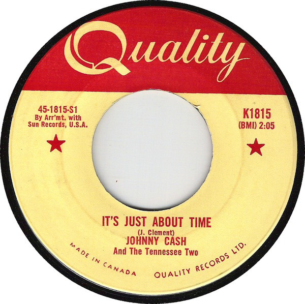 Accords et paroles Its Just About Time Johnny Cash