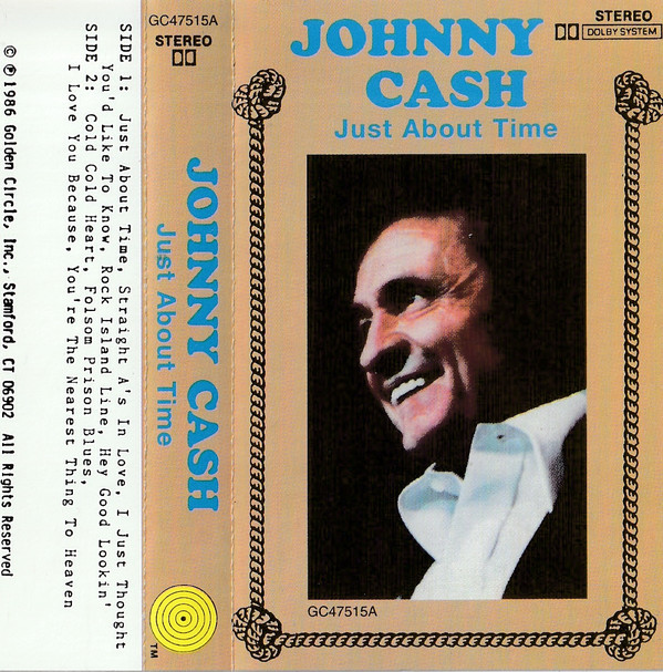 Accords et paroles Just About Time Johnny Cash