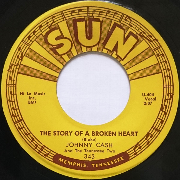 Accords et paroles The Story Of A Broken Heart Johnny Cash