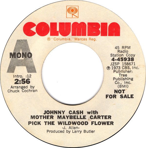 Accords et paroles wildwood flower Johnny Cash