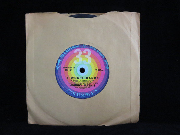 Accords et paroles I Won't Dance Johnny Mathis