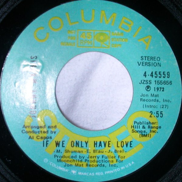 Accords et paroles If Johnny Mathis