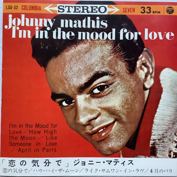 Accords et paroles I'm In The Mood For Love Johnny Mathis