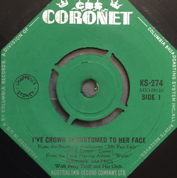 Accords et paroles I've Grown Accustomed To Her Face Johnny Mathis
