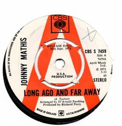 Accords et paroles Long Ago And Far Away Johnny Mathis