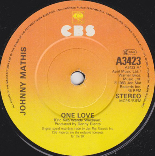 Accords et paroles Love Johnny Mathis