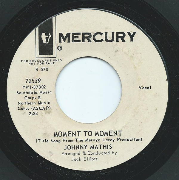 Accords et paroles Moment To Moment Johnny Mathis