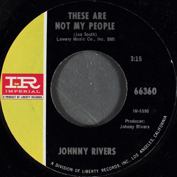 Accords et paroles Going Back To Big Sur Johnny Rivers