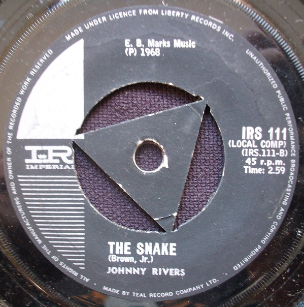 Accords et paroles I Can't Help Myself Johnny Rivers