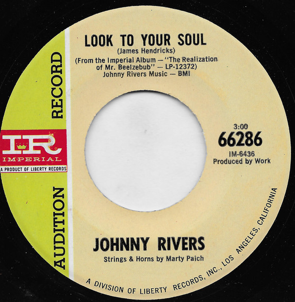 Accords et paroles Look to your soul Johnny Rivers