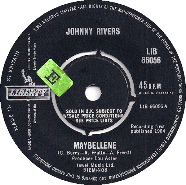 Accords et paroles Maybellene Johnny Rivers