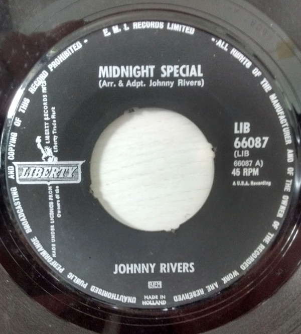 Accords et paroles Midnight Special Johnny Rivers