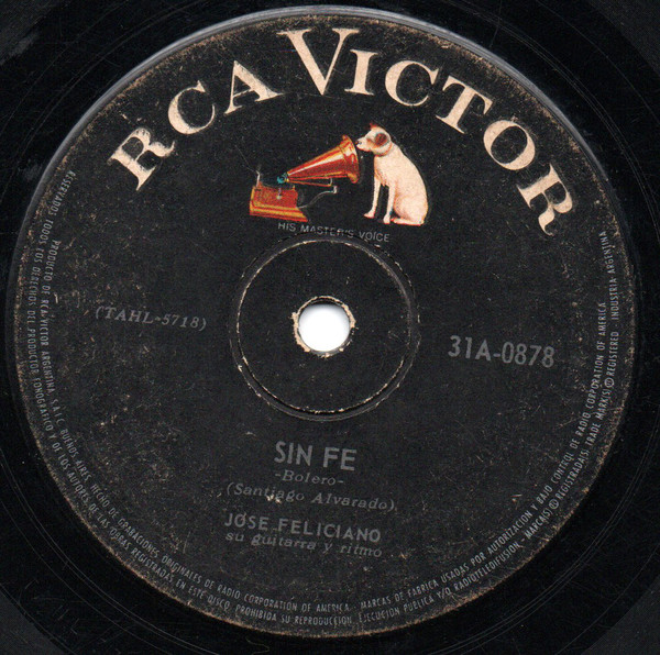 Accords et paroles Usted José Feliciano