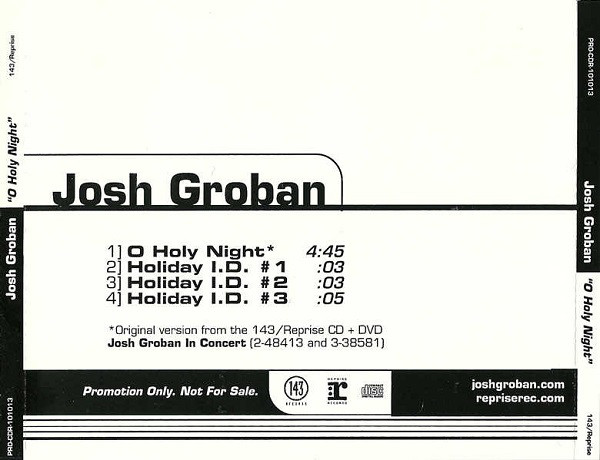 Accords et paroles O Holy Night Josh Groban