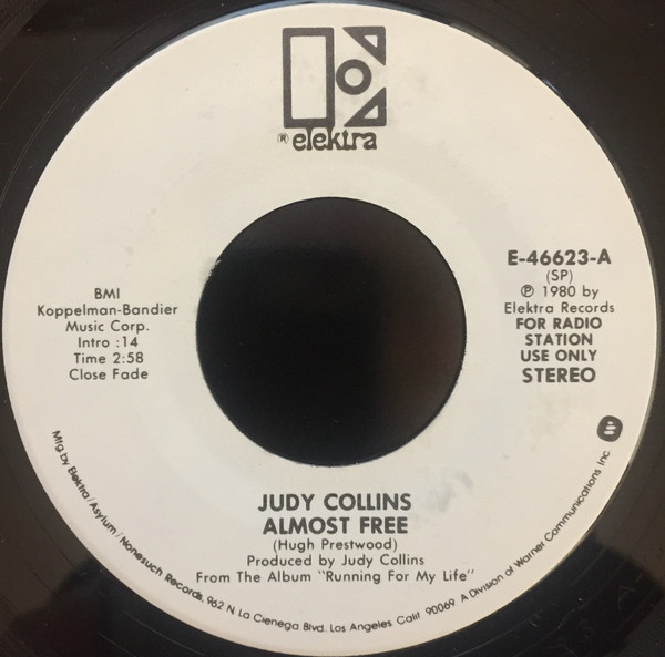 Accords et paroles Almost Free Judy Collins