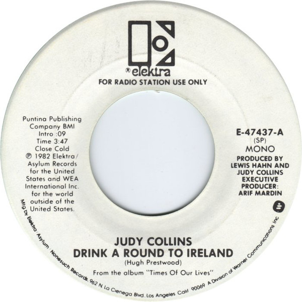 Accords et paroles Drink A Round To Ireland Judy Collins