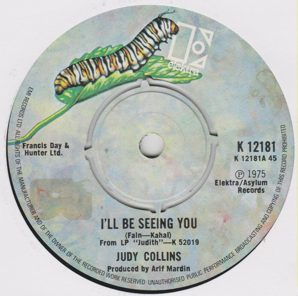 Accords et paroles Ill Be Seeing You Judy Collins