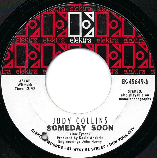 Accords et paroles Someday Soon Judy Collins