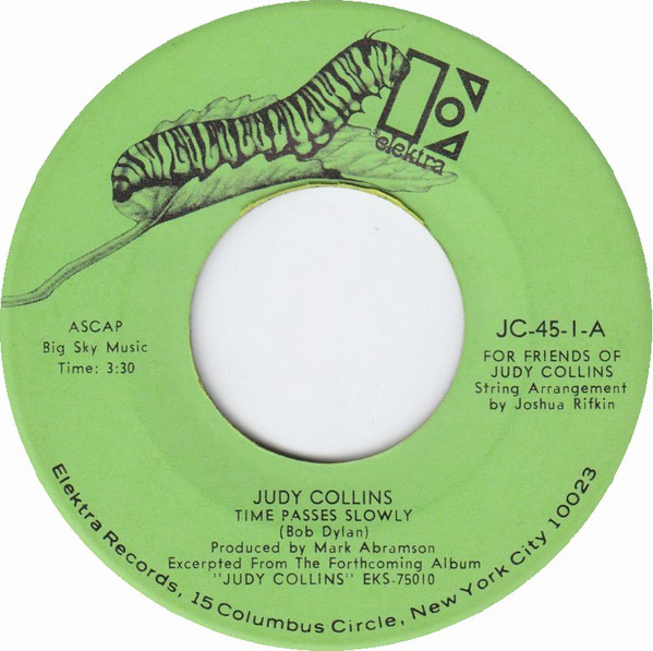 Accords et paroles Time Passes Slowly Judy Collins