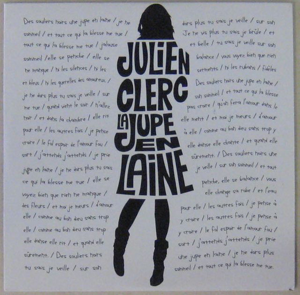 Accords et paroles La jupe en laine Julien Clerc