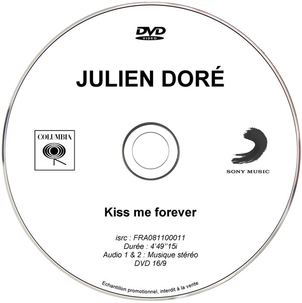 Accords et paroles Kiss Me Forever Julien Doré