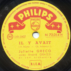 Accords et paroles Je hais les dimanches Juliette Gréco