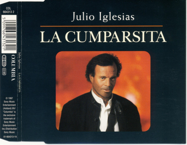 Accords et paroles La Cumparsita Julio Iglesias