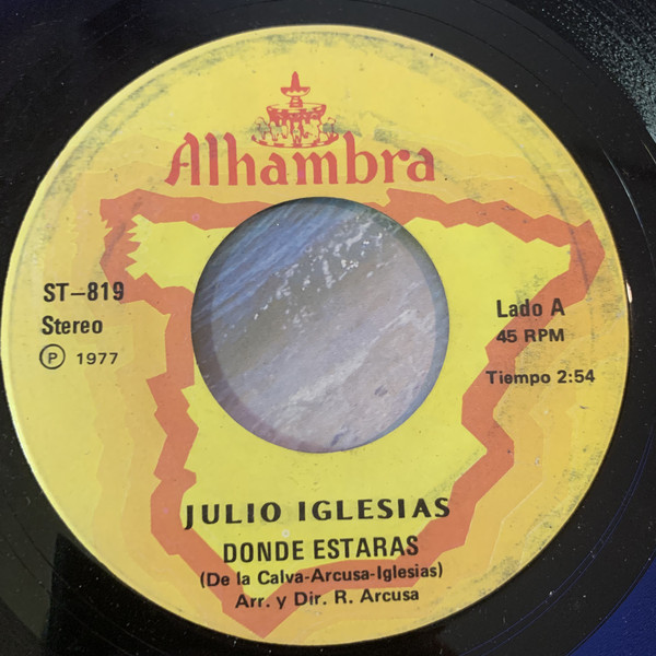 Accords et paroles Dónde Estarás Julio Iglesias