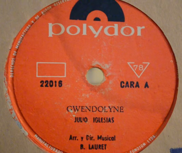 Accords et paroles Gwendolyne Julio Iglesias
