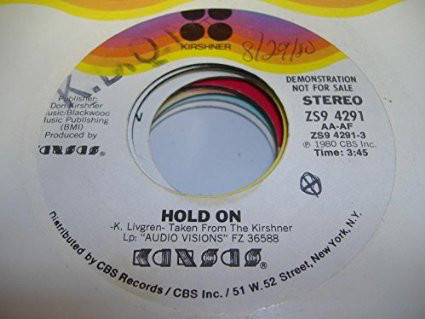 Accords et paroles Hold On Kansas
