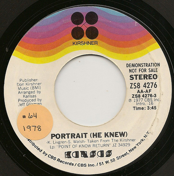 Accords et paroles Portrait He Knew Kansas