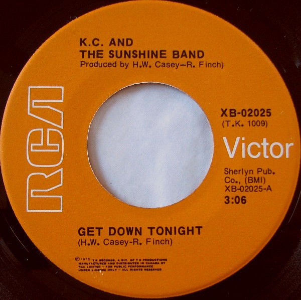Accords et paroles Get Down Tonight KC And The Sunshine Band