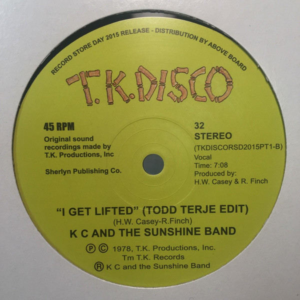 Accords et paroles I Get Lifted KC And The Sunshine Band