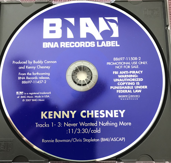 Accords et paroles Never Wanted Nothing More Kenny Chesney