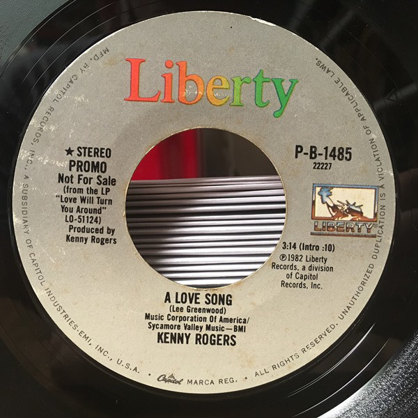 Accords et paroles A Love Song Kenny Rogers