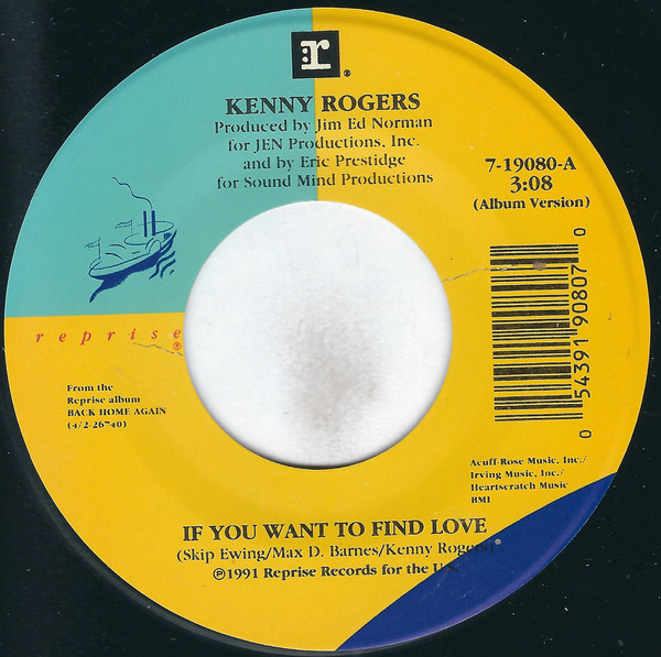 Accords et paroles If You Want To Find Love Kenny Rogers