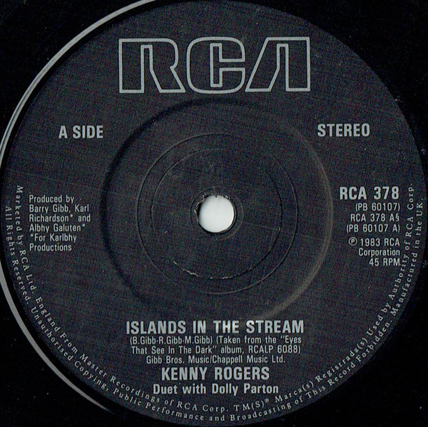 Accords et paroles Islands In the Stream Kenny Rogers