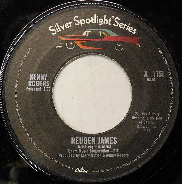 Accords et paroles Reuben James Kenny Rogers